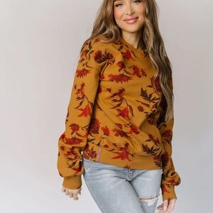 Ampersand Ave University Pullover - fall bouquet